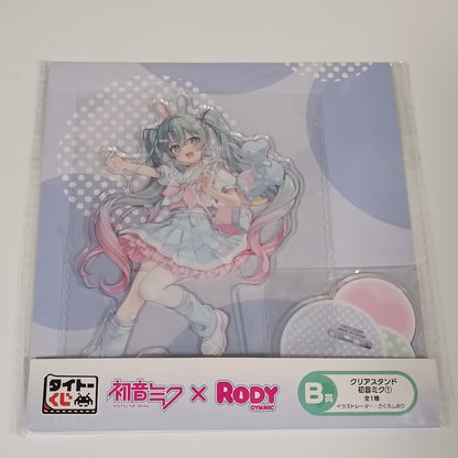 Taito Lottery Hatsune Miku RODY B Prize Clear Stand K41660