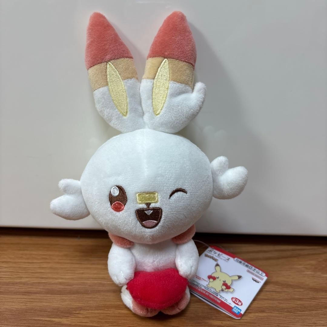 Pokémon Peaceful Place Plush Toy Mellow Heart Scorbunny Ver.0
