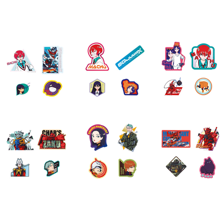 Ichiban Kuji Mobile Suit Gundam GQuuuuuuX Sticker Set K4911