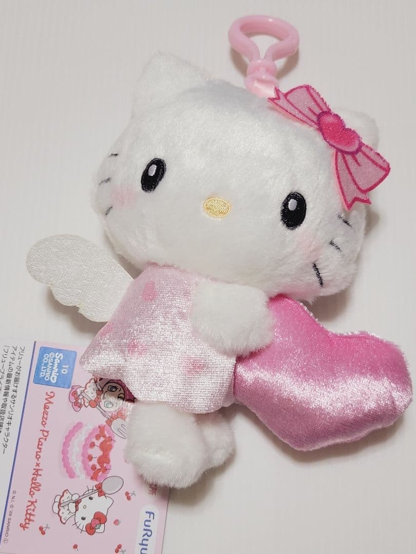 Mezzo Piano×Hello Kitty Clippi Plush Toy ~Angel~1