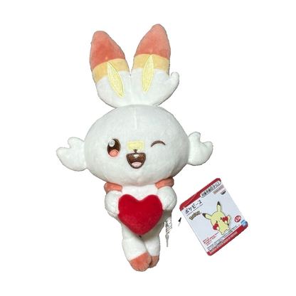 # PokePeace Plush Toy Mellow Heart Scorbunny 21cm0