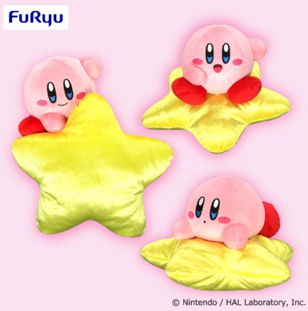 Kirby's Dream Land Warp Star Kirby Plush Toy1
