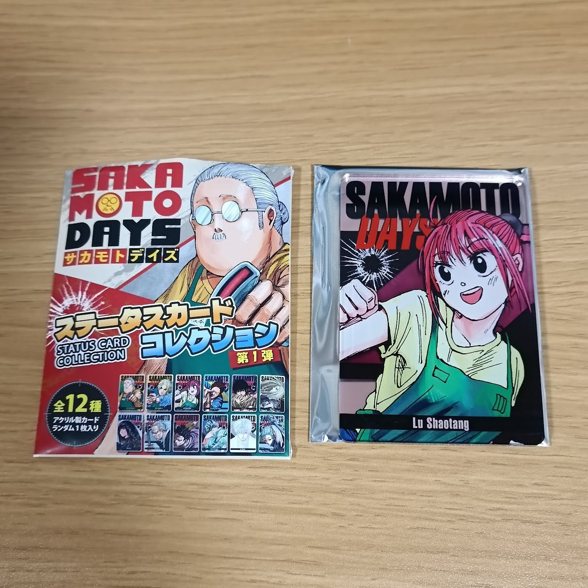 Sakamoto Days Status Card Collection Acrylic Card Lu shaotang K42480