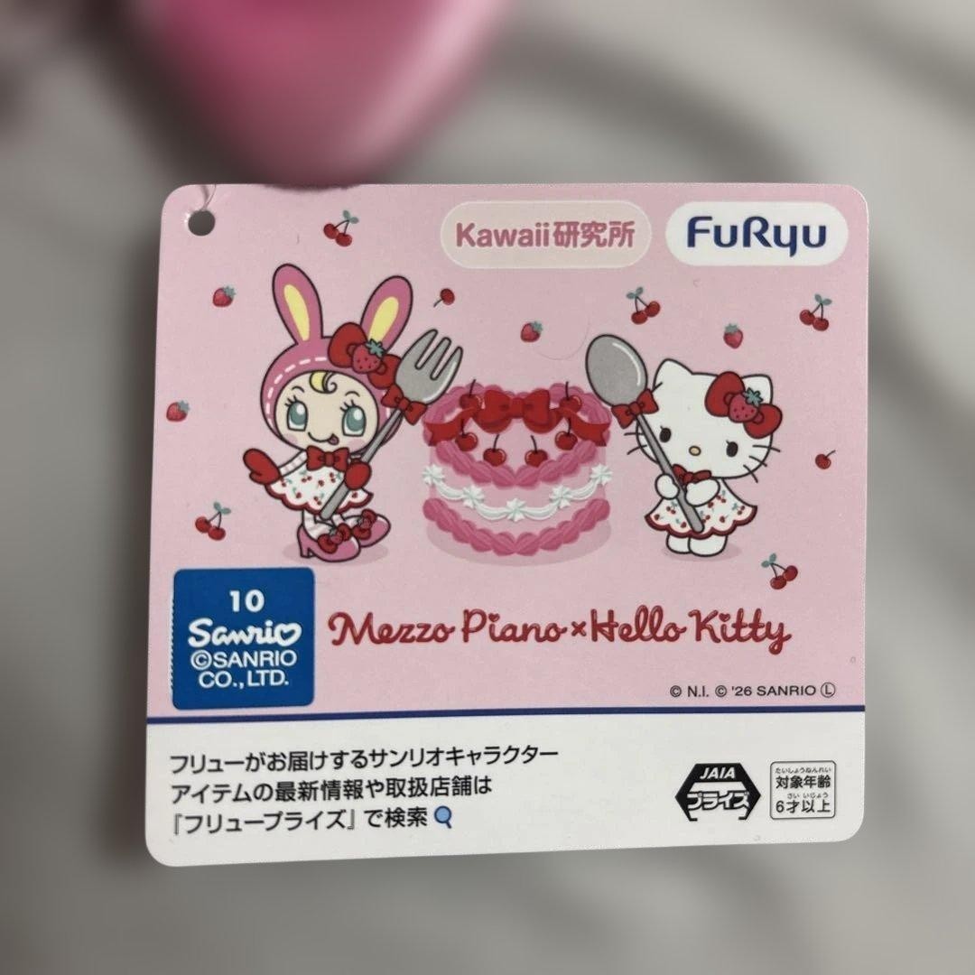 Mezzo Piano×Hello Kitty Clippi Plush Toy ~Angel~2