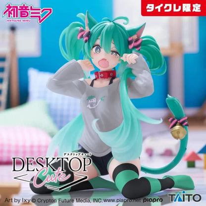 PSL Desktop Cute Hatsune Miku Series Cat Ear T-shirt Ver Figure Taito Limited1