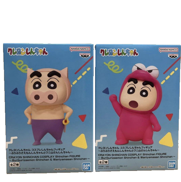 # Cosplay Shin-chan figure Buriburi Zaemon  Waniyamasan set of 21