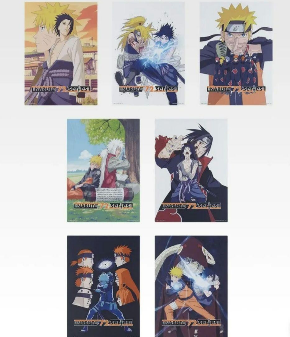 Ichiban Kuji Naruto Visual Board Complete Set  K42410