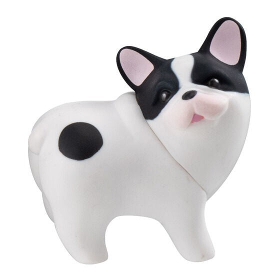 # Capsule toy Dog that shows its rear end French Bull0