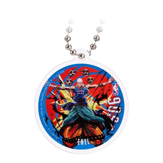 # Capsule Toy ONE PIECE x NBA Capsule Acrylic Charm Enel0