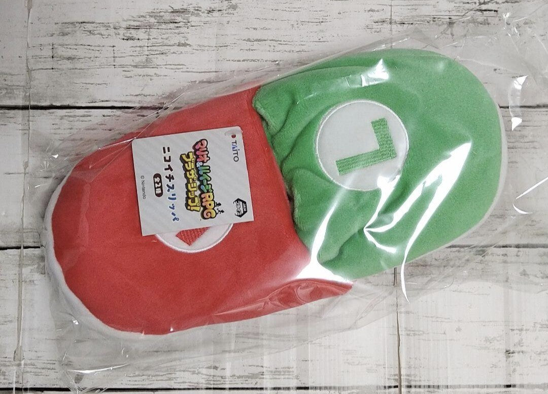 Mario & Luigi RPG Brotherhood! A pair of slippers 25cm new Japan　0
