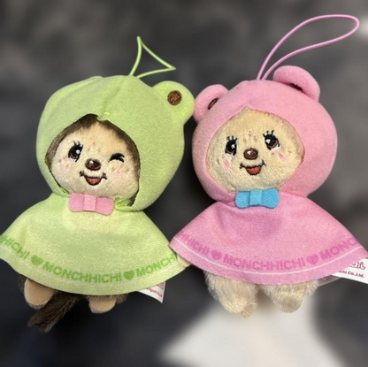 # Monchhichi Raincoat Mascot Set of 2 new japan H11×W8×D6cm0