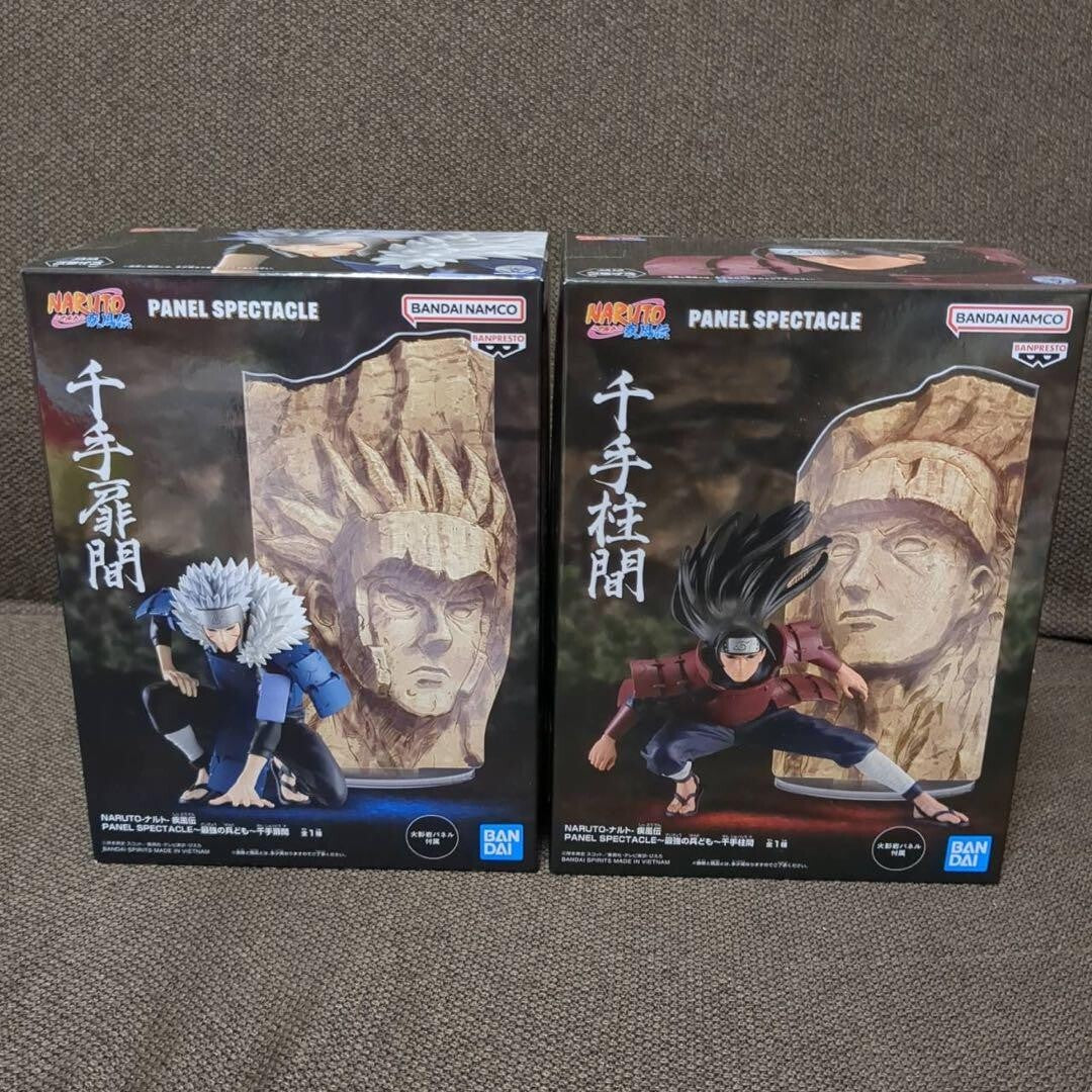 Naruto Shippuden PANEL SPECTACLE Senju Hashirama Tobirama Figure set0
