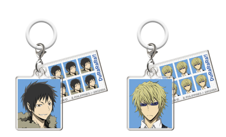 # Capsule Toy Durarara!!x2 Furatto Mejirushi Accessory Shizuo Orihara Izaya set0