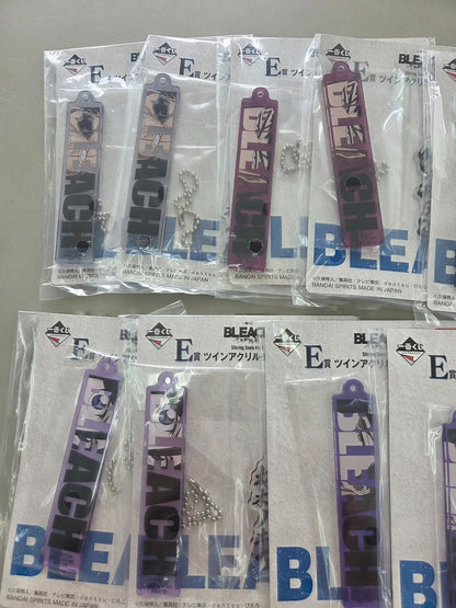#Ichiban Kuji Bleach Prize E Twin Acrylic Charm Prize F Acrylic Stand Set2