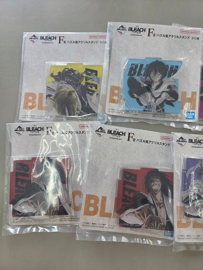 # Ichiban Kuji Bleach Acrylic Stand  Kurosaki Ichigo Kuchiki Logo Set of 81