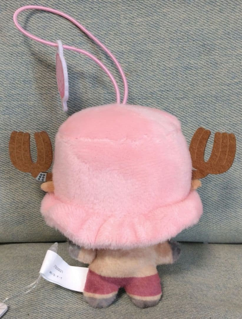 One Piece Stuffed toy with elastic cord ~Chopper pink hat ver.~1