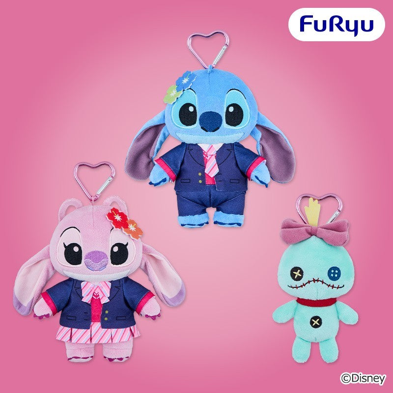 # Stitch Gyaru Kawaii Photo Carabiner Plush Toy  Scrump1