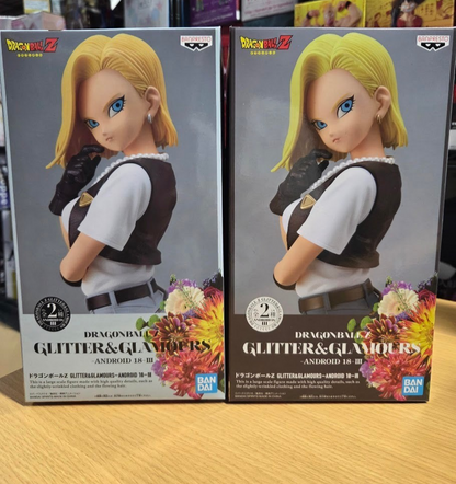 # Dragon Ball Z GLITTER & GLAMOURS ANDROID 18 Figure Set of 2 BANDAI0