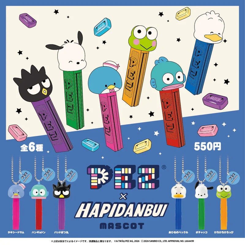 # Capsule Toy PEZ x Hapidanbui Mascot Badtz-Maru1