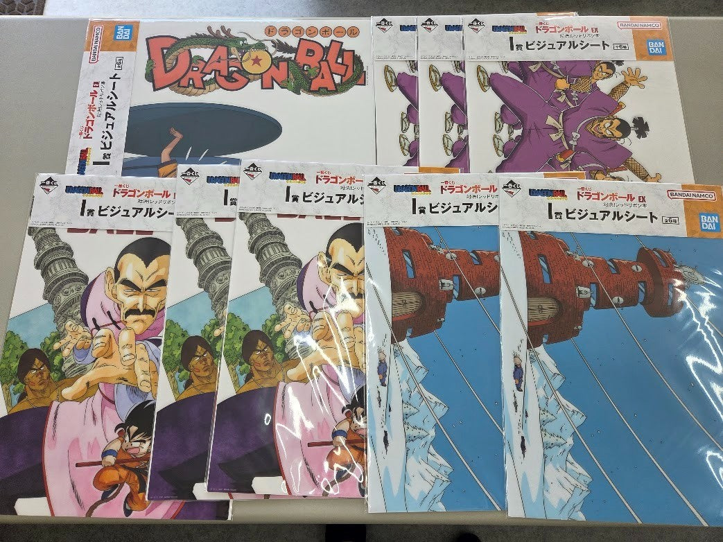 # Ichiban Kuji Dragon Ball Prize I Visual Sheet Set of 90