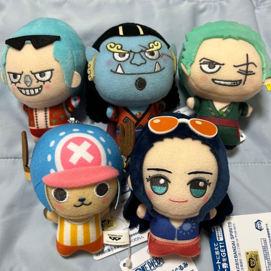 One PIece Chibigurumi Plush Toy The Straw Hats Vol.2 11cm Set of 50