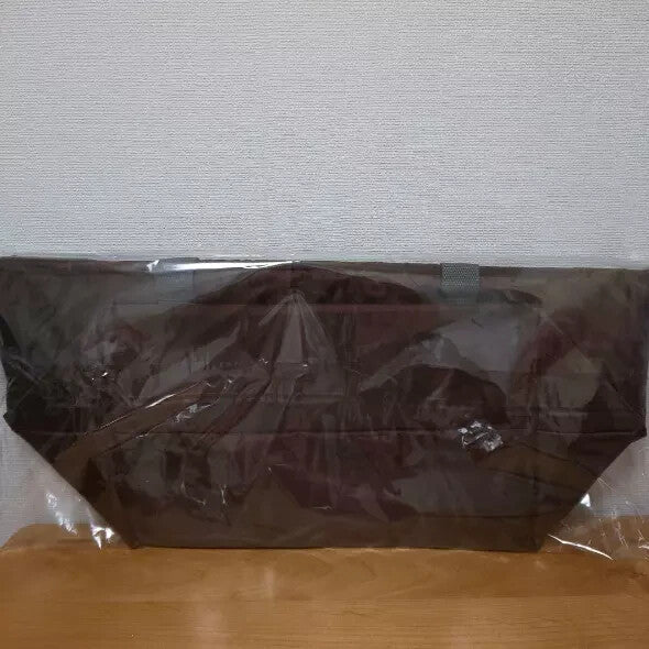 Moomin Cool shopping bag with pocket Brown New 38cm1