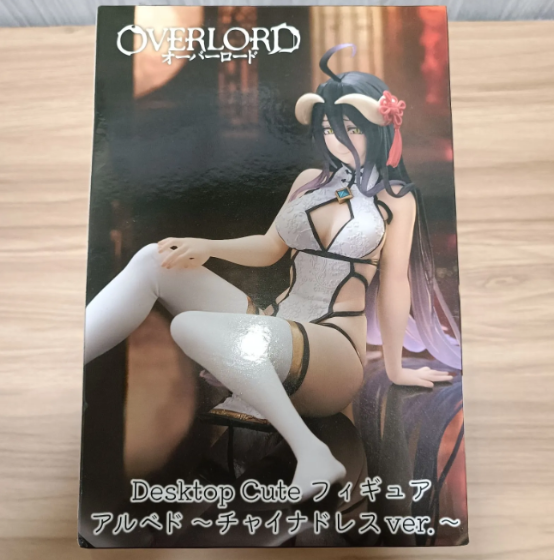 Taito Desktop Cute Figure Albedo China Dress Ver.1
