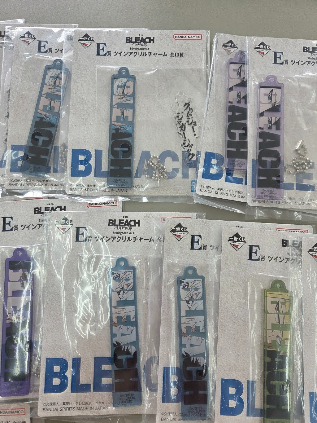 #Ichiban Kuji Bleach Prize E Twin Acrylic Charm Prize F Acrylic Stand Set3