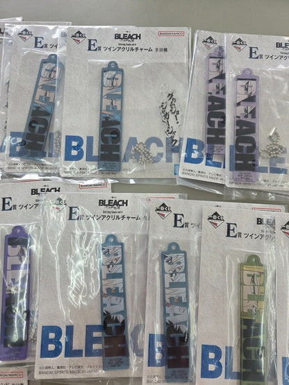 #Ichiban Kuji Bleach Prize E Twin Acrylic Charm Prize F Acrylic Stand Set3