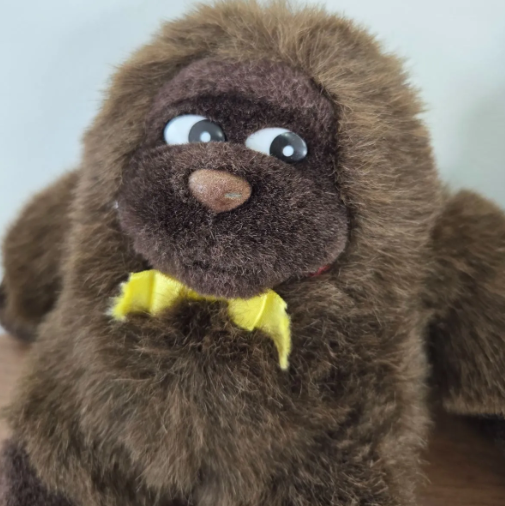 [Used] [Stained] Gorilla plush toy Retro set of 24