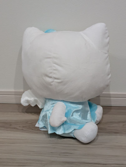 # Hello Kitty LL Plush Toy Light Blue Angel2