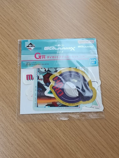 Ichiban Kuji Mobile Suit Gundam GQuuuuuuX Sticker Set K4900