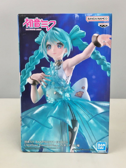 Hatsune Miku BANPRESTO EVOLVE Clearluxe EmeraldGem Figure1