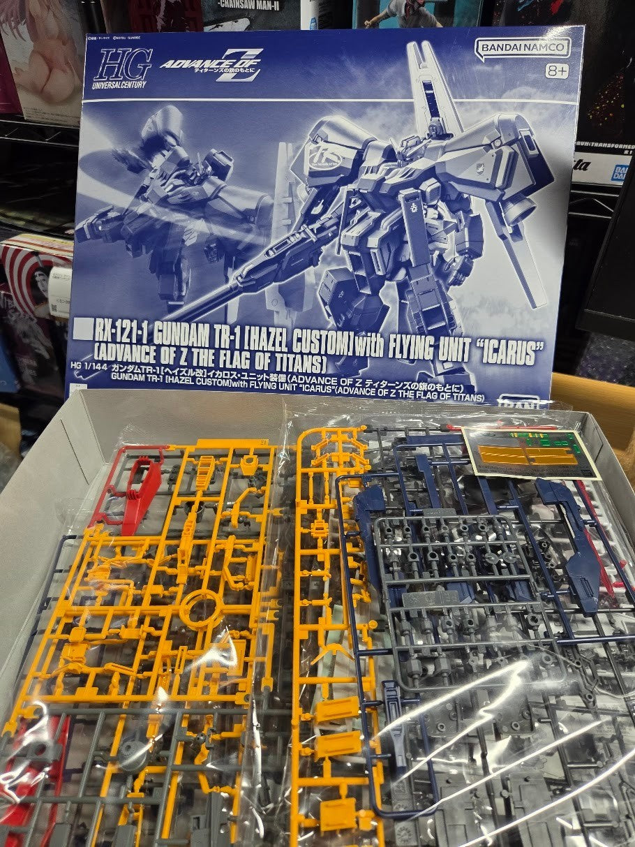 # HG 1/144 RX-121-1 Gundam TR-1 Hazel Custom with flying unit icarus Gunpla 1