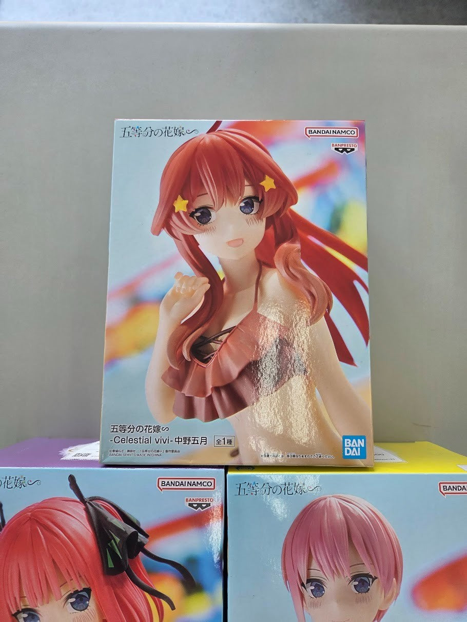 # The Quintessential Quintuplets Celestial vivi Figures Nino Ichika Satsuki set 3