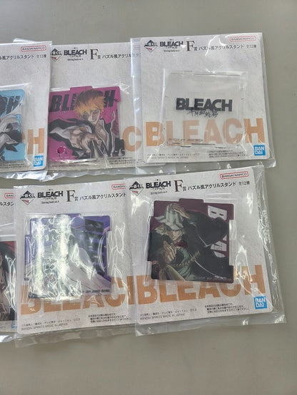 # Ichiban Kuji Bleach Acrylic Stand  Kurosaki Ichigo Kuchiki Logo Set of 82