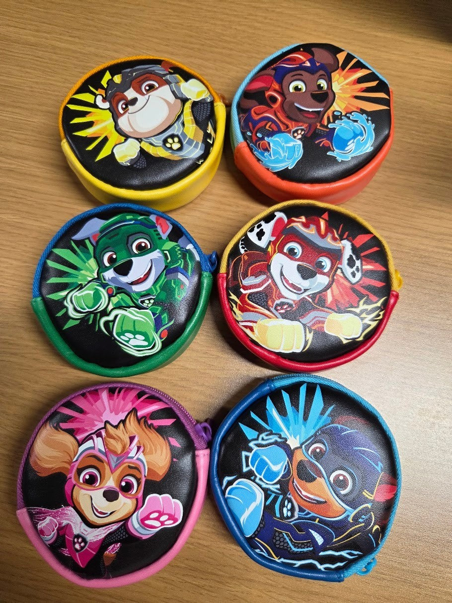 # Paw Patrol Coin Purse Wallet  Set of 6  Prize Item0