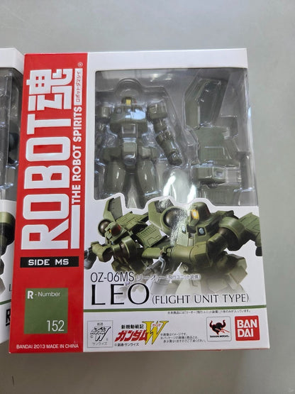 Robot Spirits LEO OZ-06MS Moss Green Flight Unit Equipped Figure BANDAI　set of 21