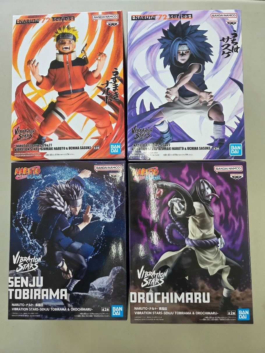 # NARUTO VIBRATION STARS Figure Set Sasuke Orochimaru Tobirama Senju 0