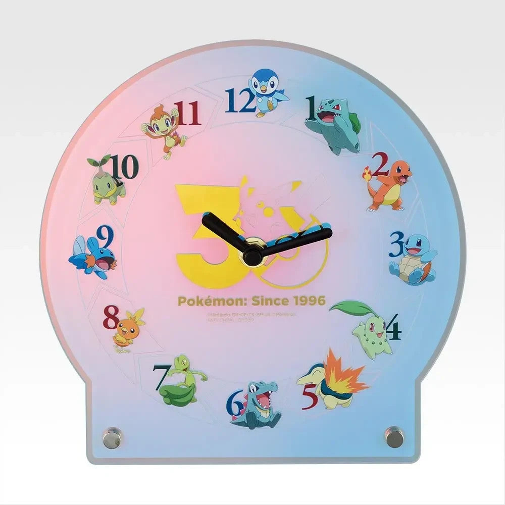 # Ichiban Kuji Pokemon A Prize 30th Anniversary Acrylic Clock0