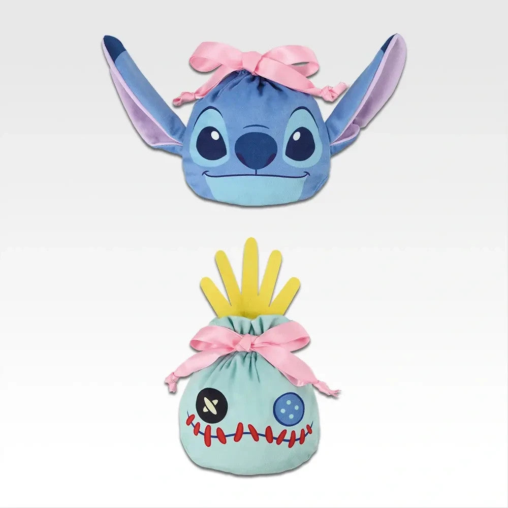 # Ichiban Kuji Stitch F Prize Face Drawstring Bag Set of 20