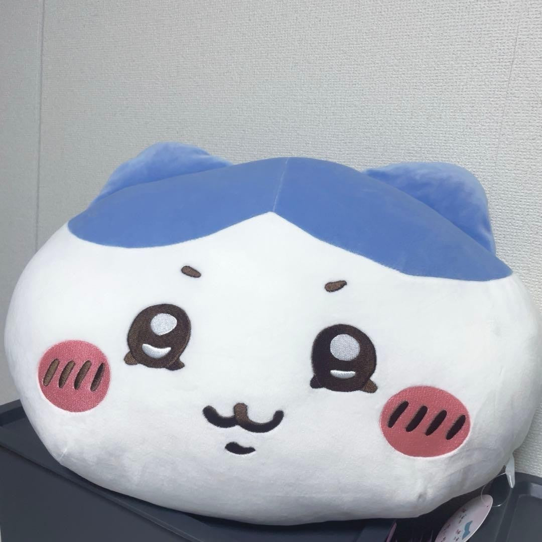 # Chiikawa Mochiru Face Super Big Plush Toy Hachiware 40cm1