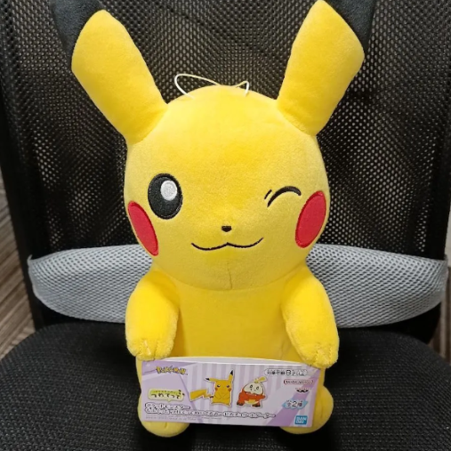 Pokemon Mofugutto Take Along Plush Toy Pikachu0