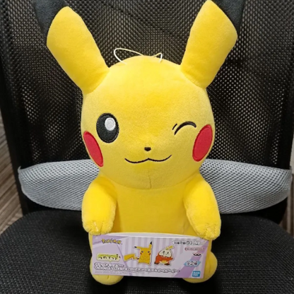 Pokemon Mofugutto Take Along Plush Toy Pikachu0