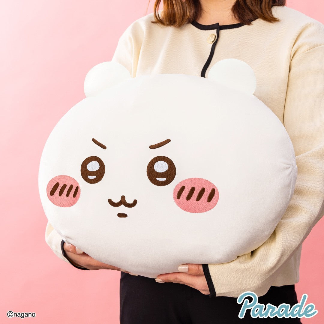 # Chiikawa Mochiru Face Super Big Plush Toy Hachiware 40cm2
