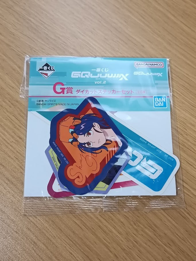 Ichiban Kuji Mobile Suit Gundam GQuuuuuuX Sticker Set K4910