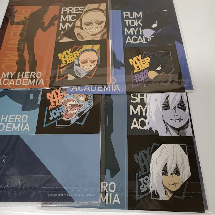 Ichiban Kuji My Hero Academia Clear File - Shigaraki Tokoyami Set of 4 K41481