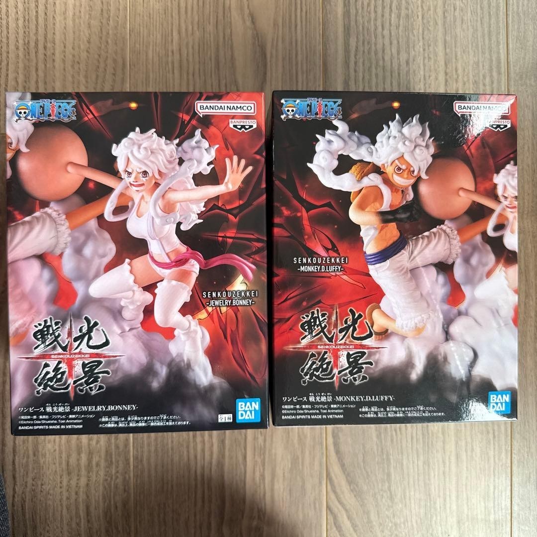 One Piece Battle Scenic View -JEWELRY.BONNEY- -MONKEY.D.LUFFY- Complete Set0