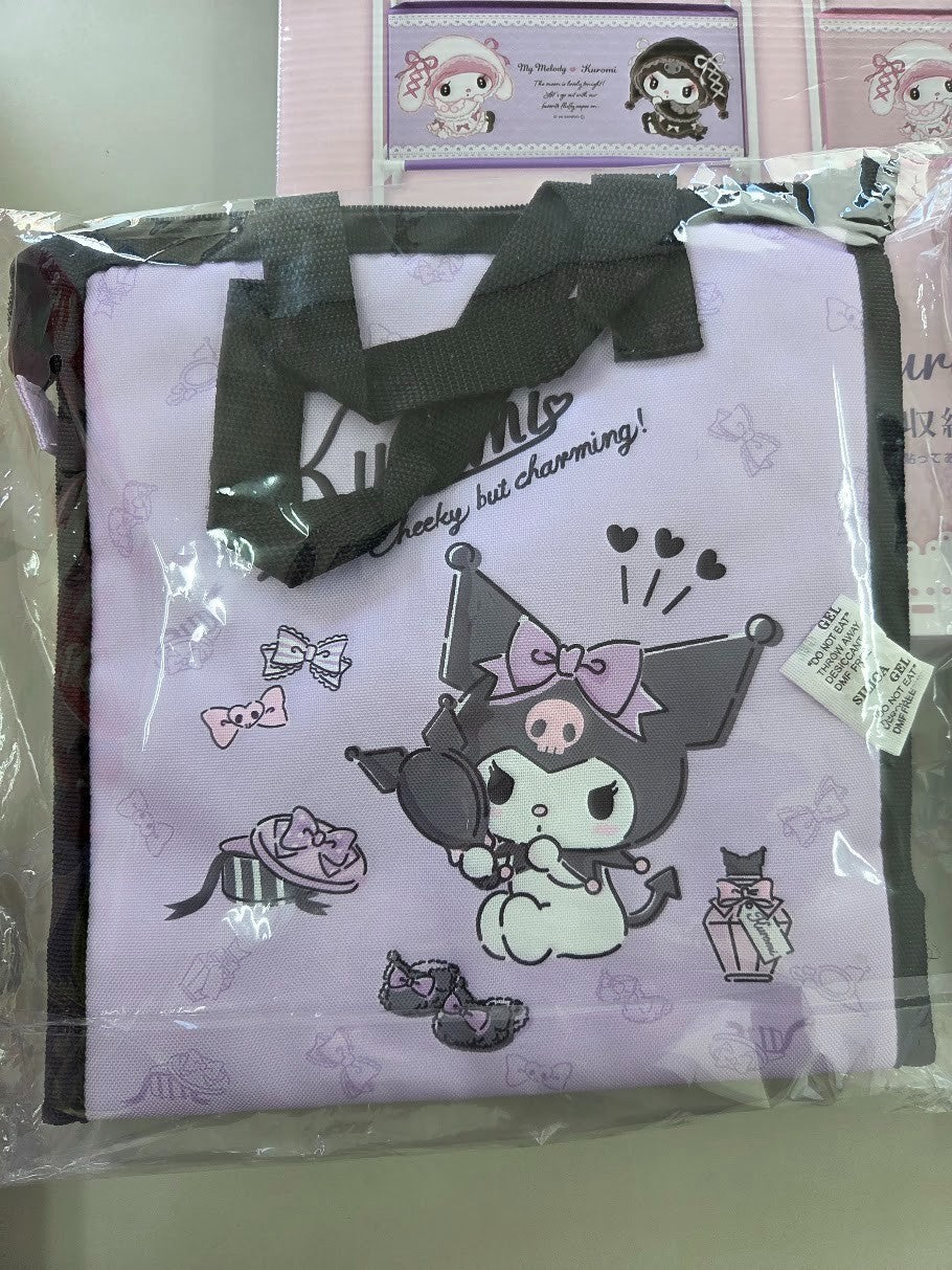 # Jewelry box storage case large insulated multi-bag lunch bag Kuromi set of 42