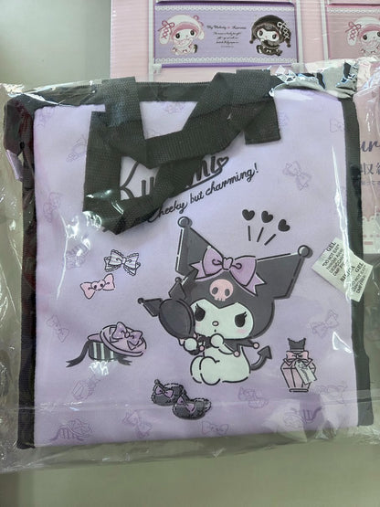 # Jewelry box storage case large insulated multi-bag lunch bag Kuromi set of 42